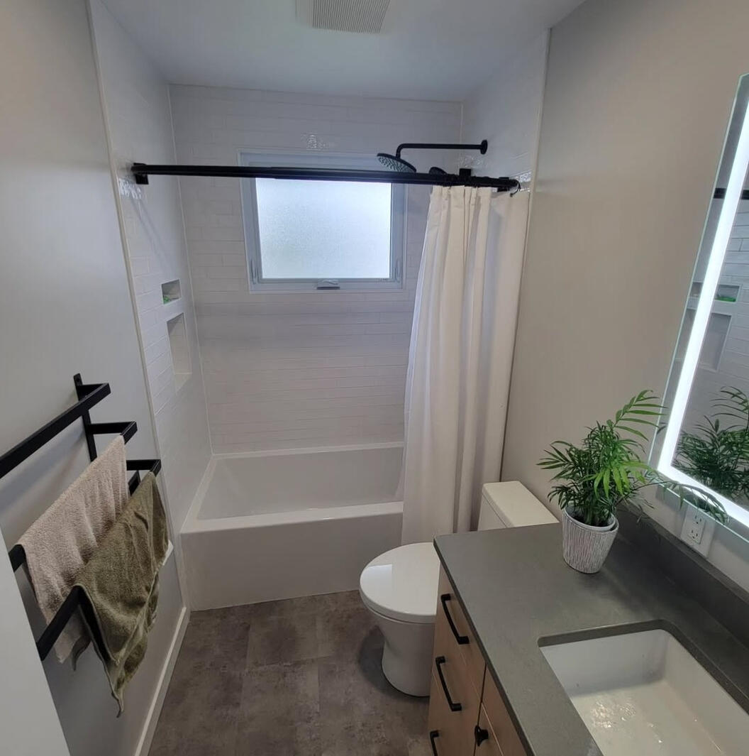 Custom Vanity and Tiling